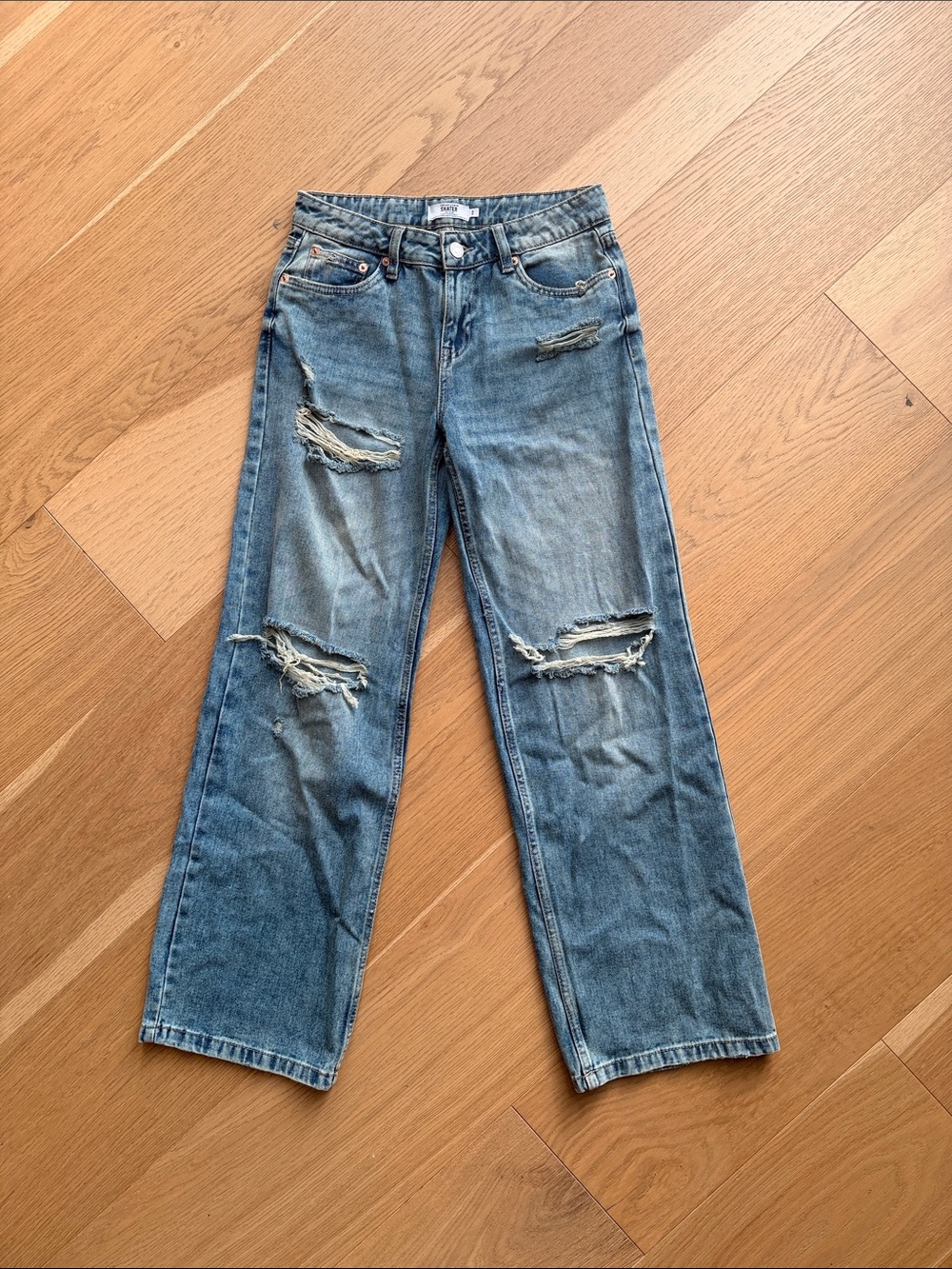 refuge low waist skate jeans